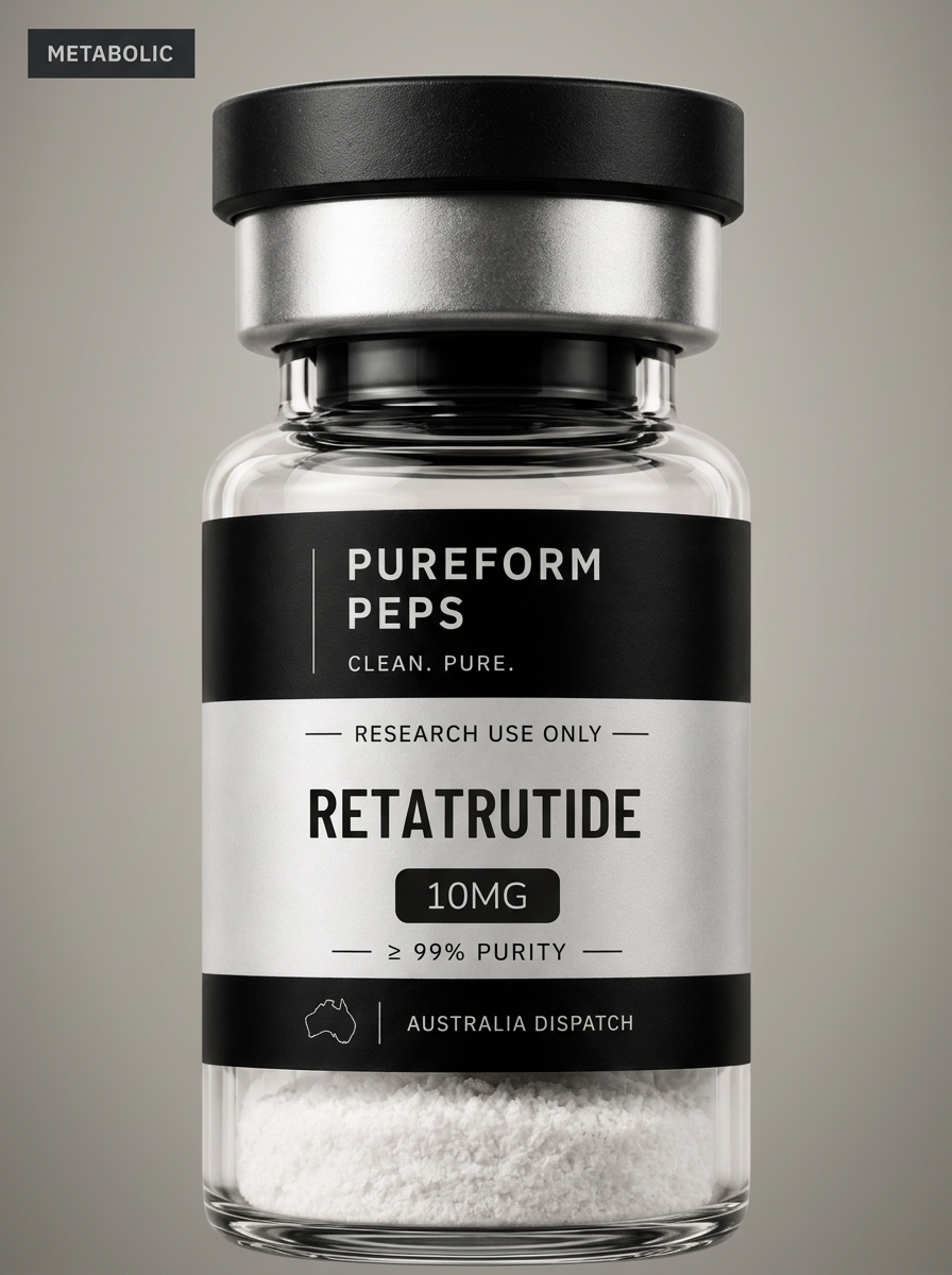 Pureform Peps Retatrutide research peptide vial